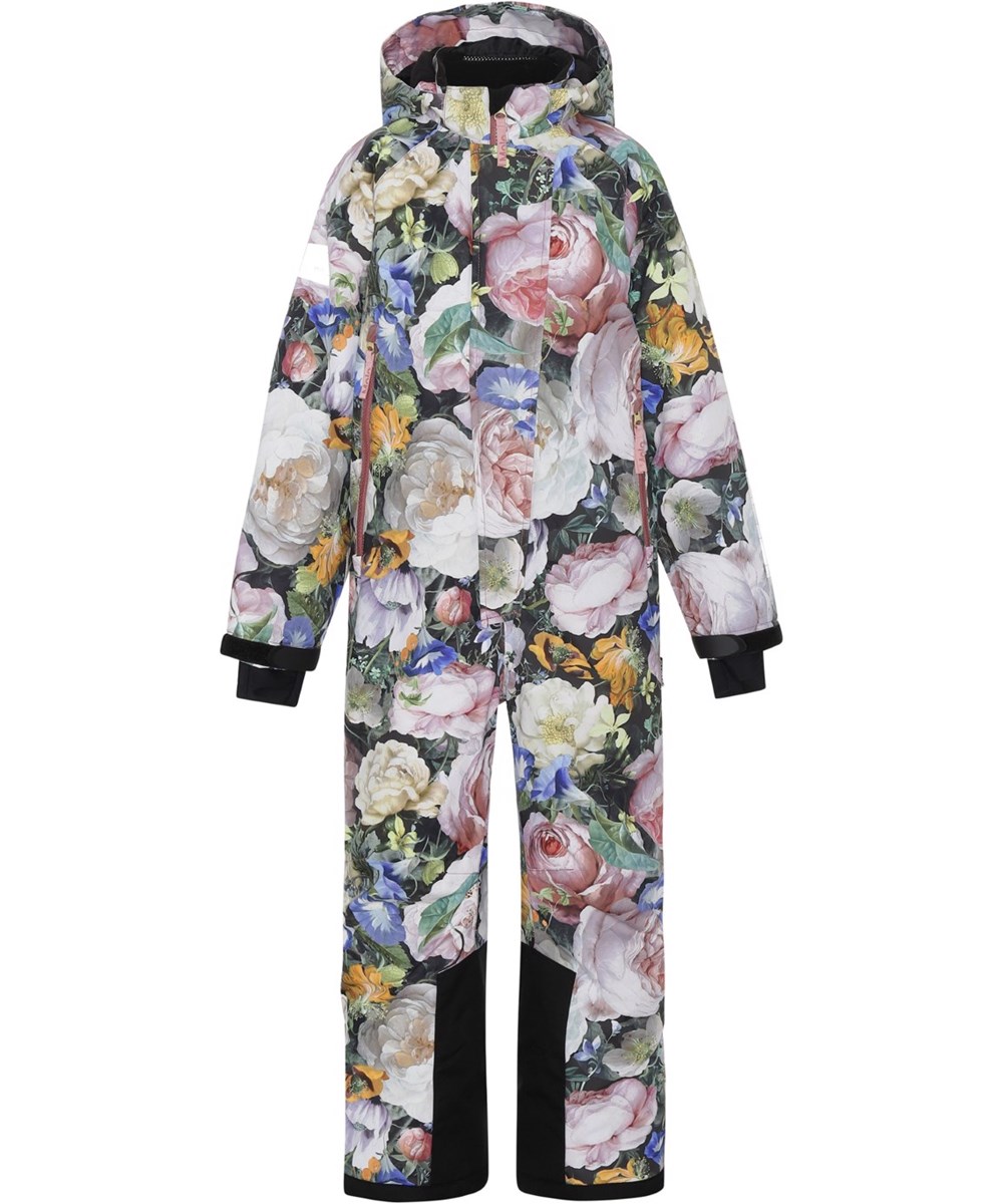 Hux - Still Life - Recycled ski snowsuit in floral print