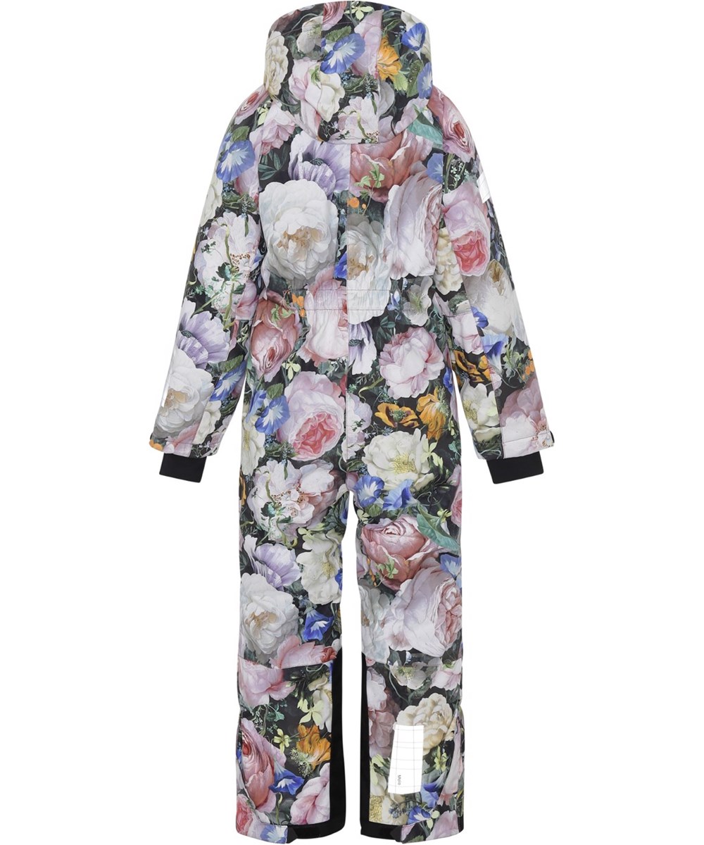 Hux - Still Life - Recycled ski snowsuit in floral print