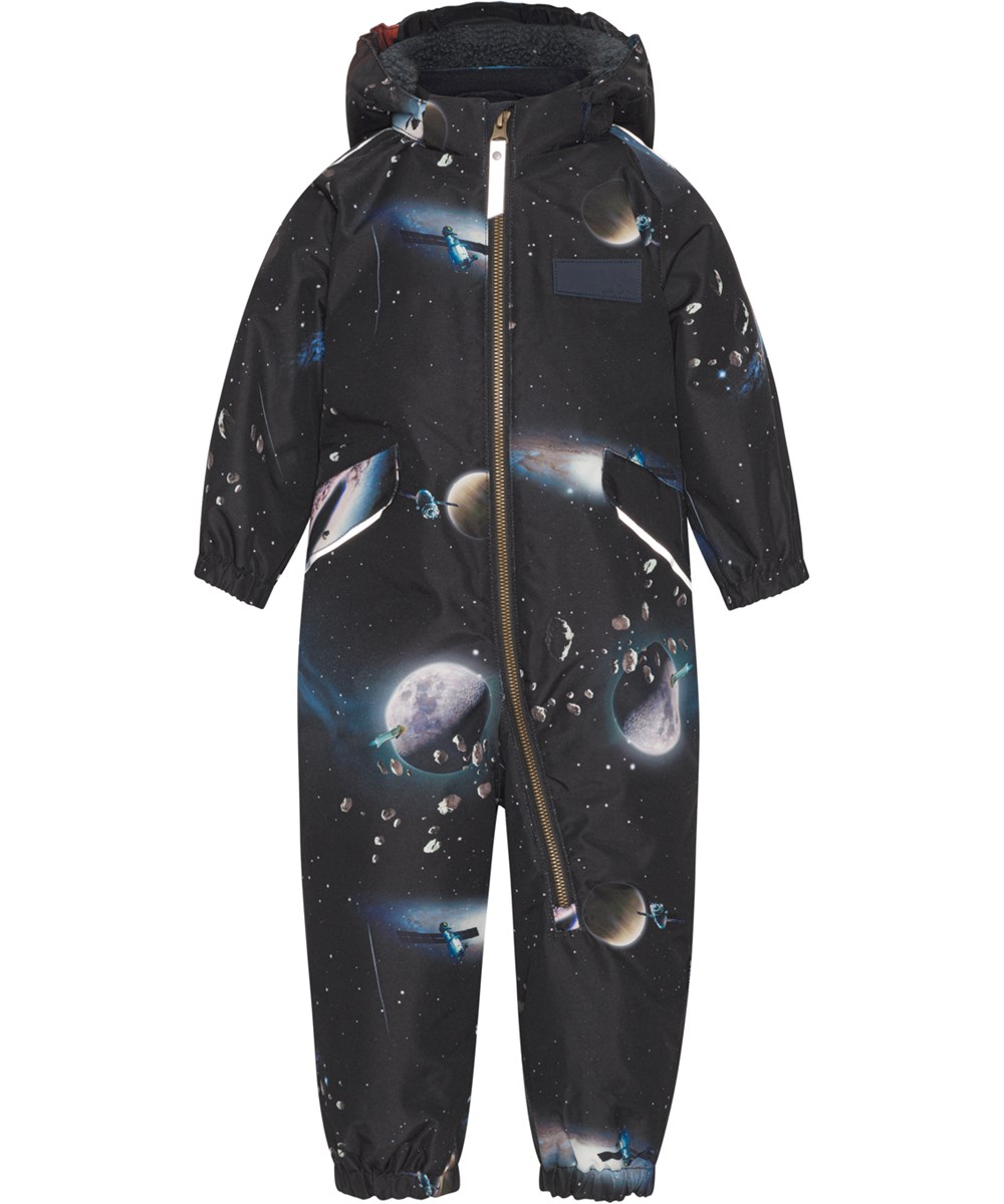 Hyde - Into Space - Recycled dark blue snowsuit with planet print