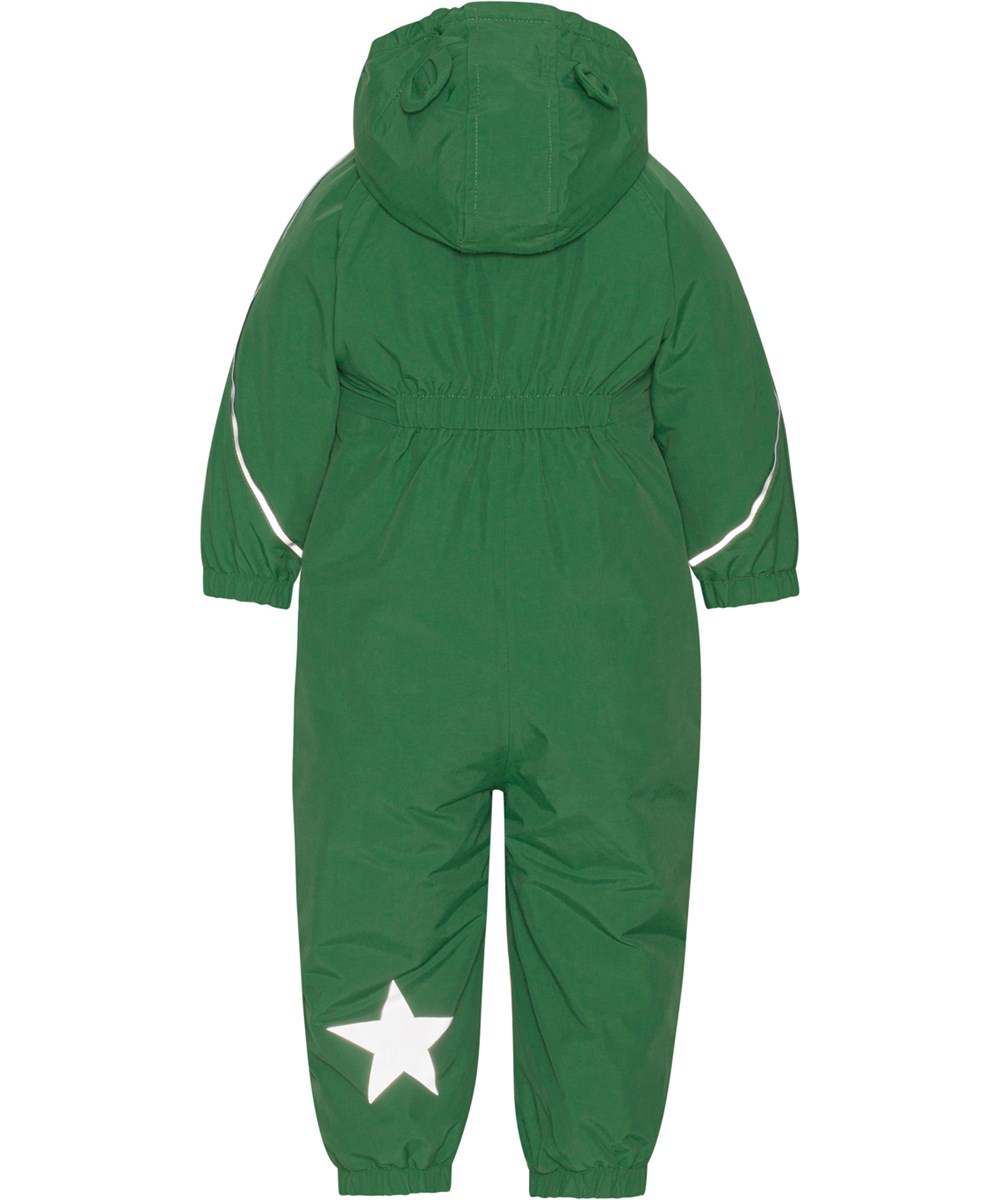 Hyde - Woodland Green - Recycled green snowsuit for young children