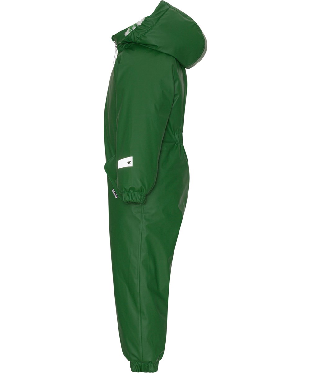 Paco - Woodland Green - Unisex rubber snowsuit in green