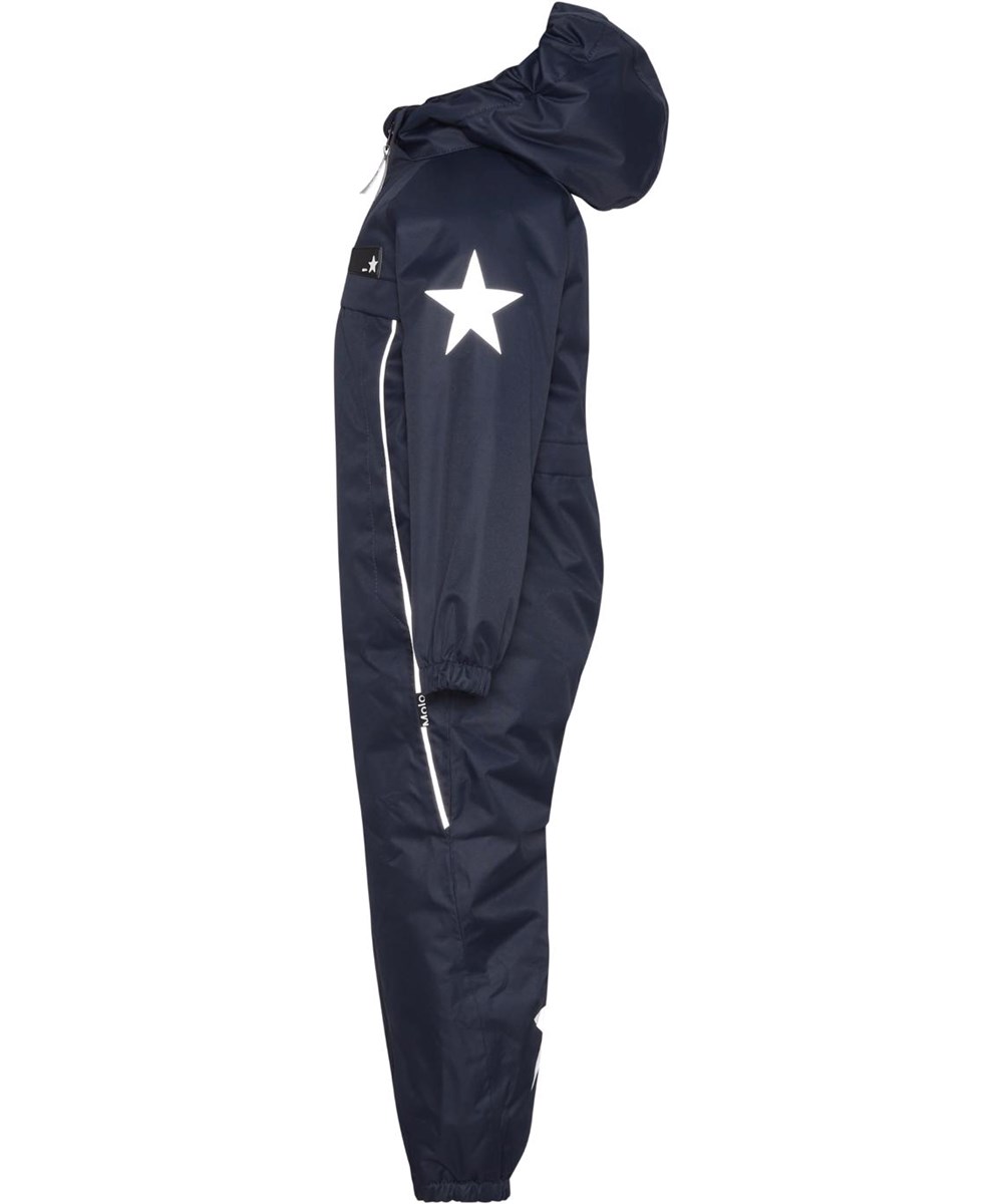 Pingo - Carbon - Recycled unisex snowsuit in dark blue