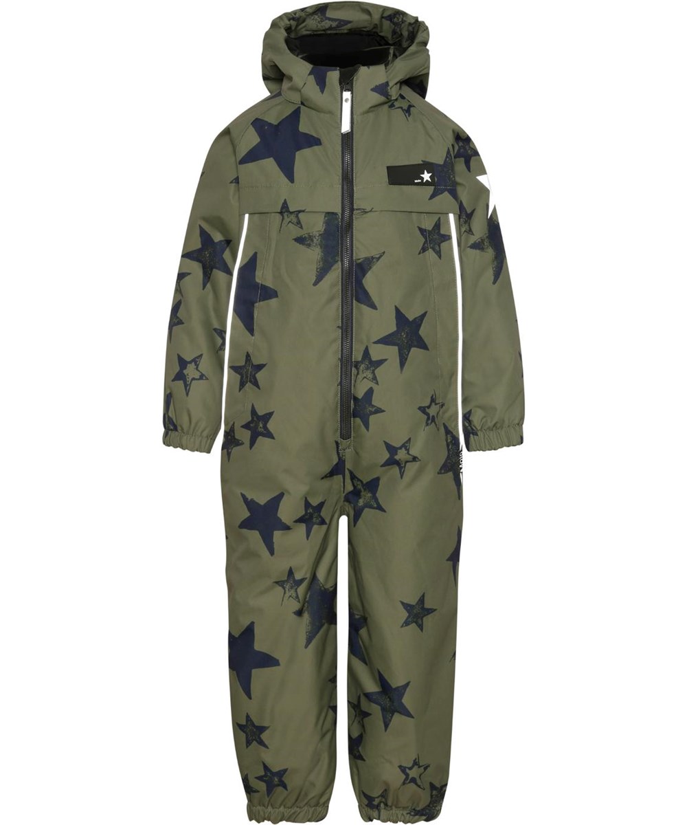 Pingo - Carbon Star - Recycled unisex snowsuit with star print