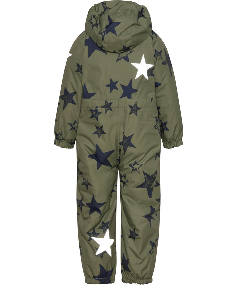 Pingo - Carbon Star - Recycled unisex snowsuit with star print