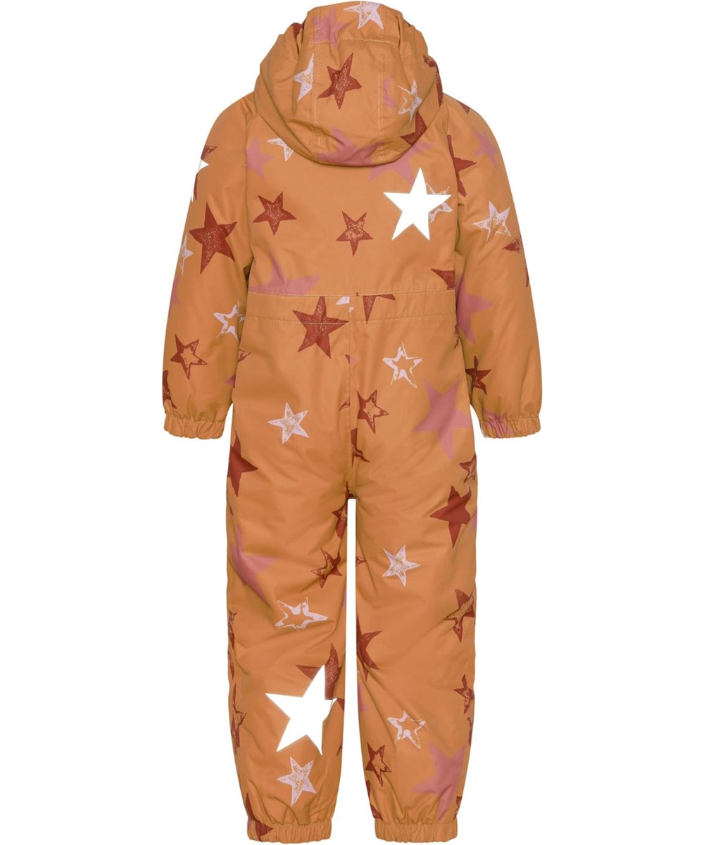 Pingo - Rosewood Star - Recycled unisex snowsuit with star print