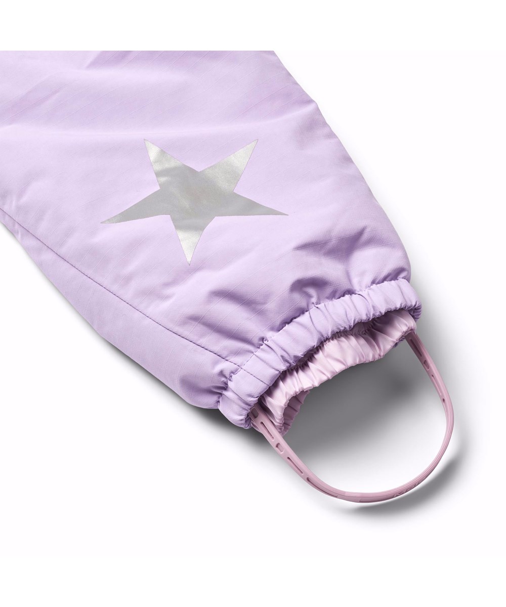 Pingo - Viola - Purple snowsuit for children in recycled polyester.