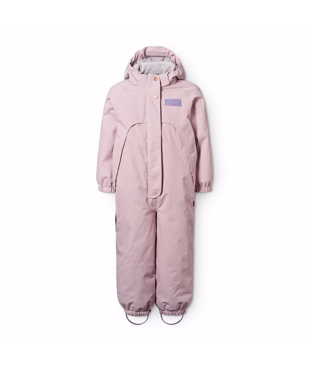 Pingo - Blue Pink - Water-repellent pink jumpsuit, made of recycled nylon, suitable for temperatures down to -10°C.