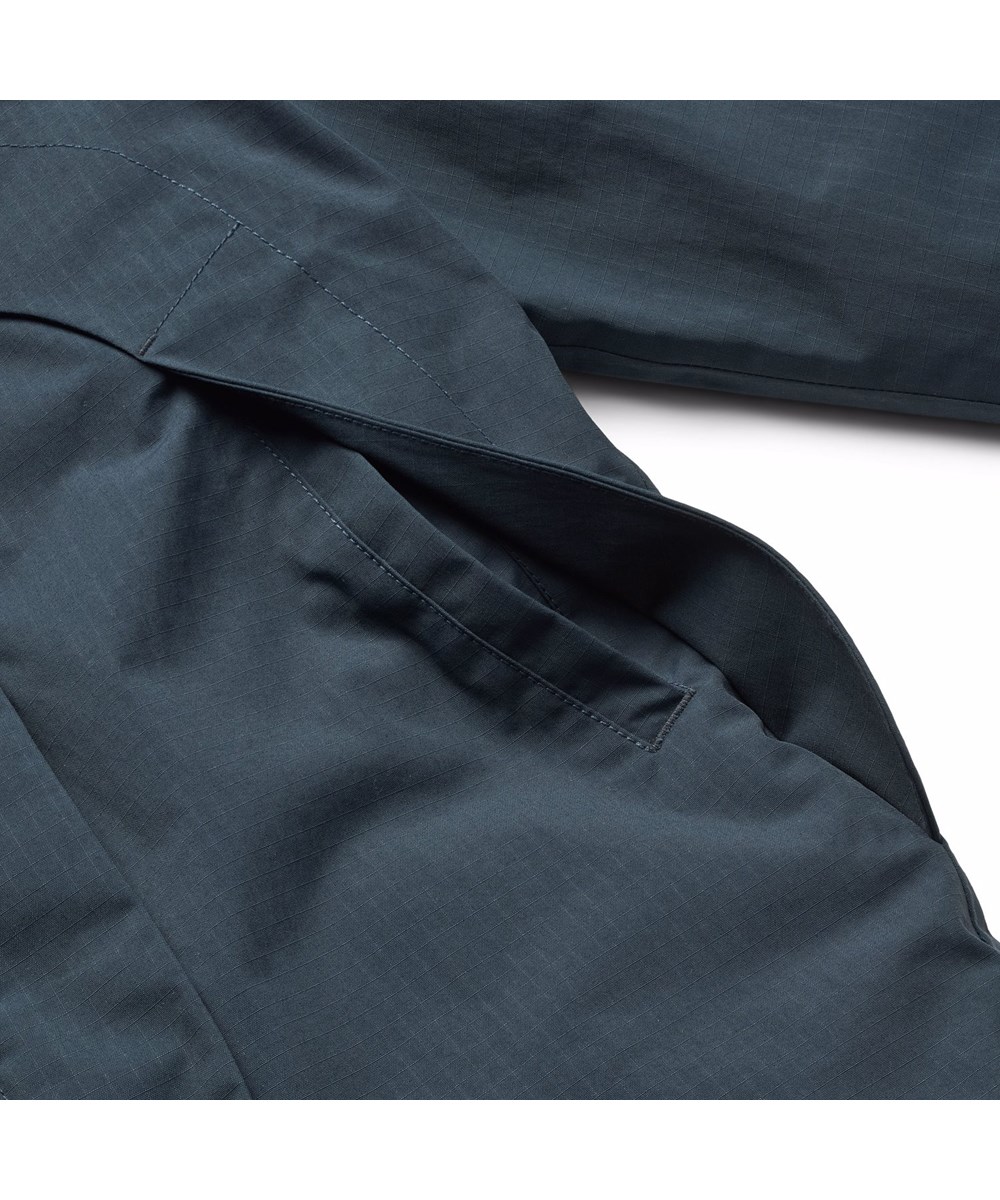 Pingo - Night Navy - Water-repellent dark blue jumpsuit, made of recycled nylon, suitable for temperatures down to -10°C.
