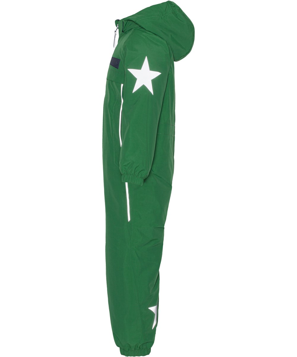Pingo - Woodland Green - Recycled green snowsuit with reflectors