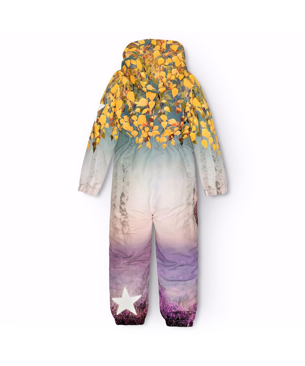 Polar - Dreamy Forest - Children's snowsuit in recycled polyester with a horse print.
