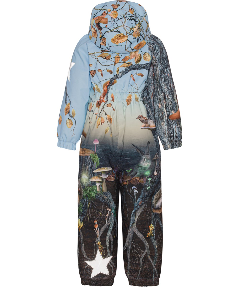 Polar - Magic Nature - Recycled snowsuit with print of forest and animals