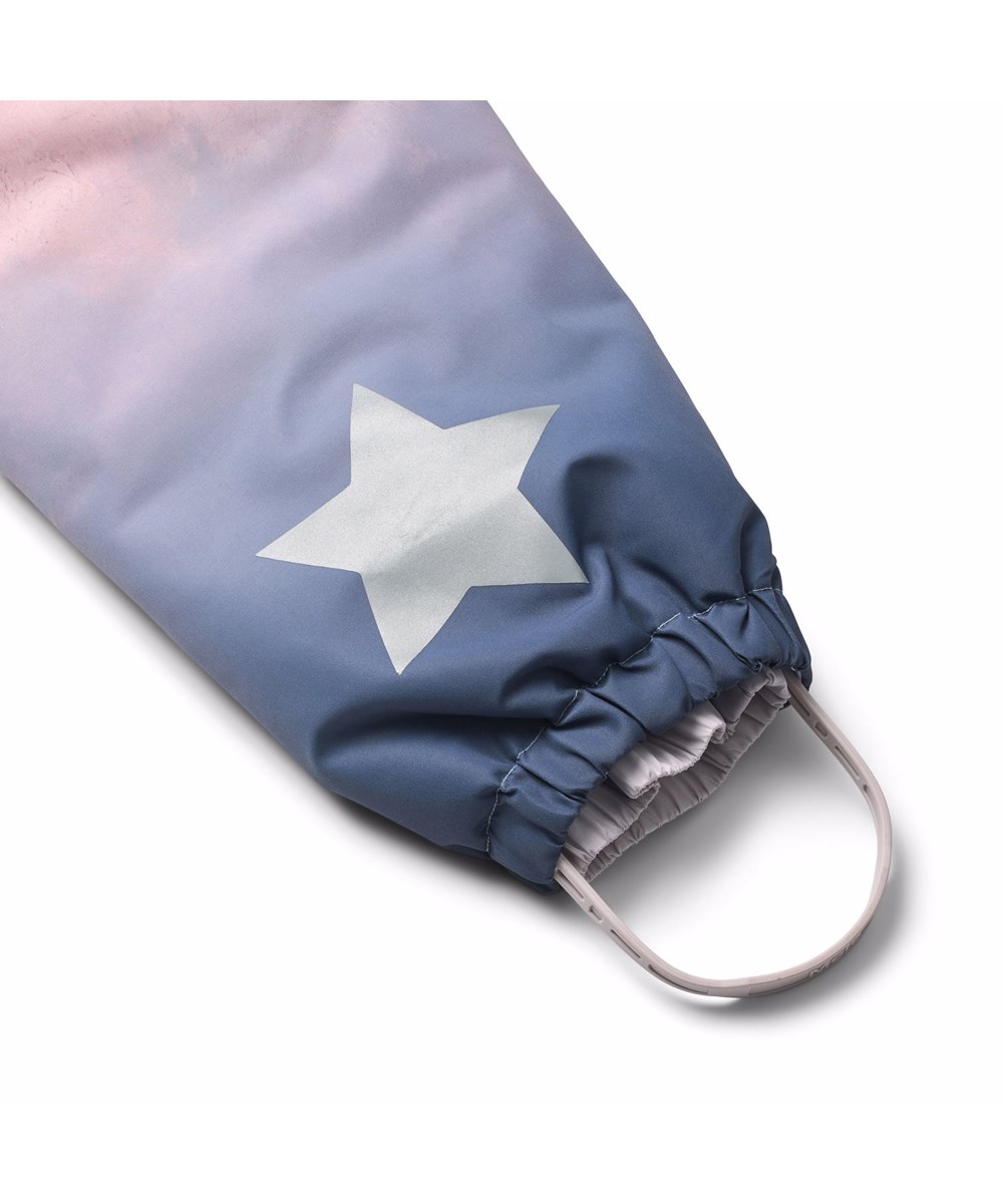 Polar - Utopia World - Water-repellent pastel-colored jumpsuit with white pegasus made of recycled polyester, suitable for temperatures down to -10°C.