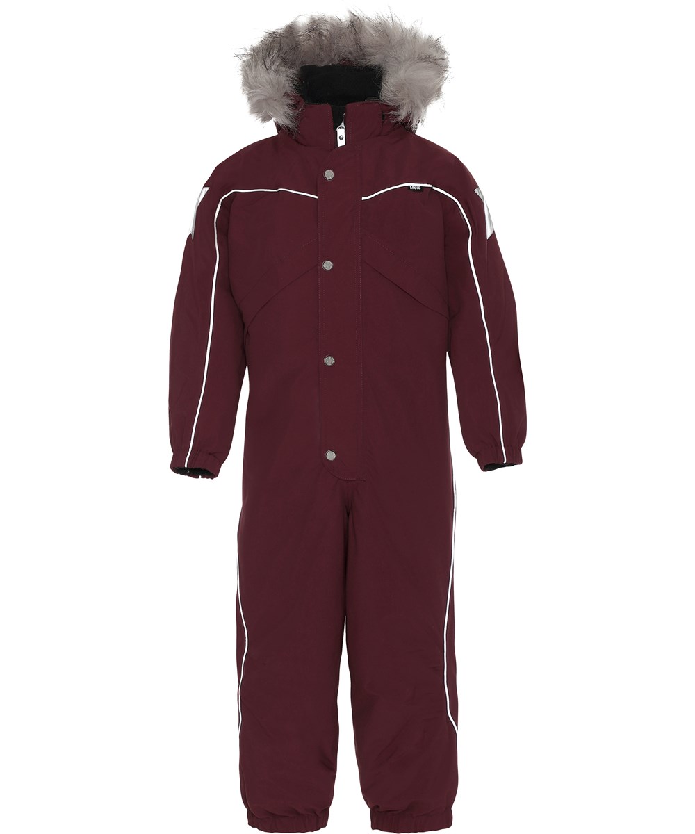 Polaris Fur - Carbernet - Snowsuit with faux fur.