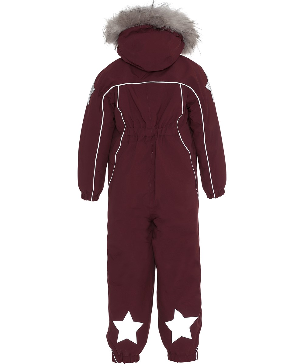 Polaris Fur - Carbernet - Snowsuit with faux fur.