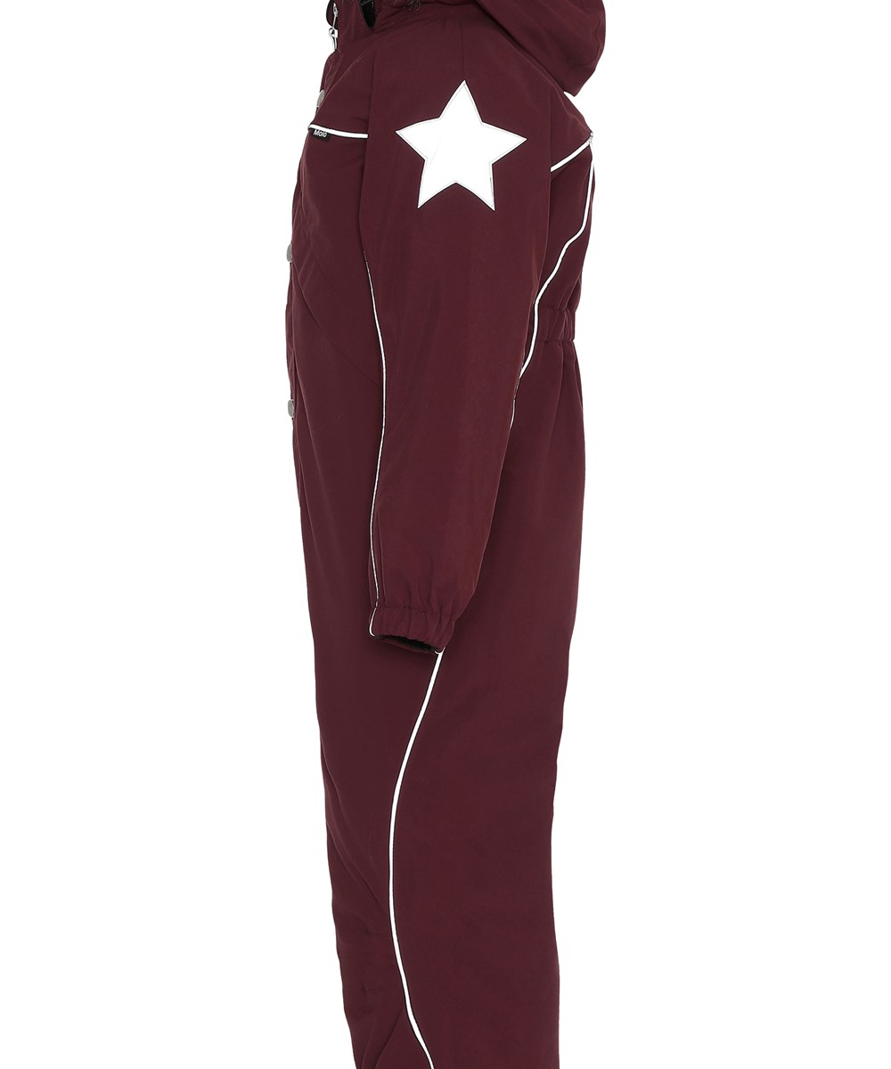 Polaris Fur - Carbernet - Snowsuit with faux fur.