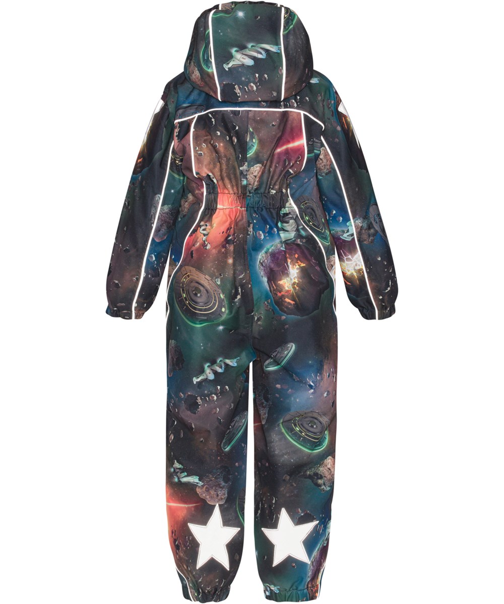 Polaris - Space Journey - Recycled snowsuit with planet print