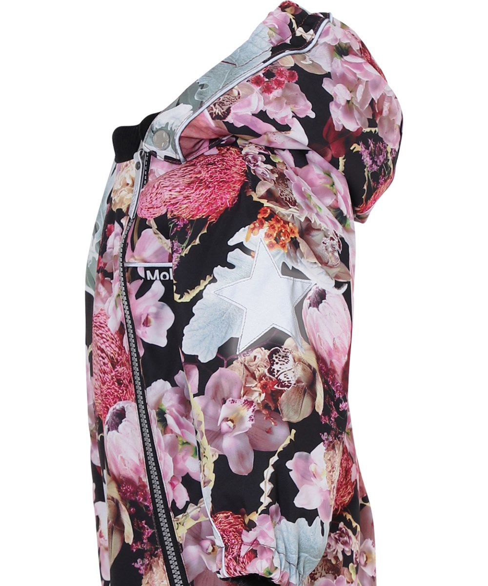 Pyxis - Bouquet - Baby snowsuit floral print