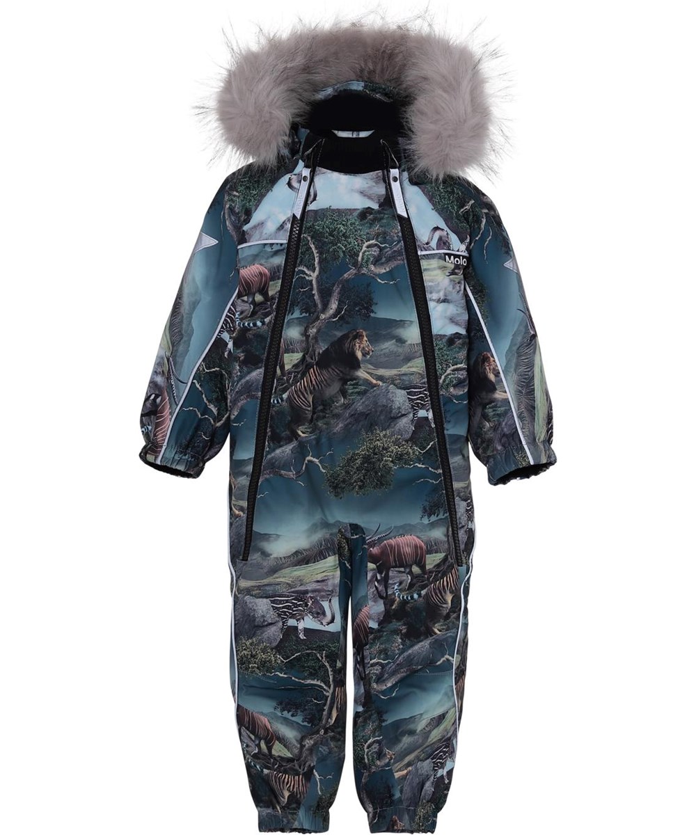 Pyxis Fur - Creation - Baby snowsuit animal print