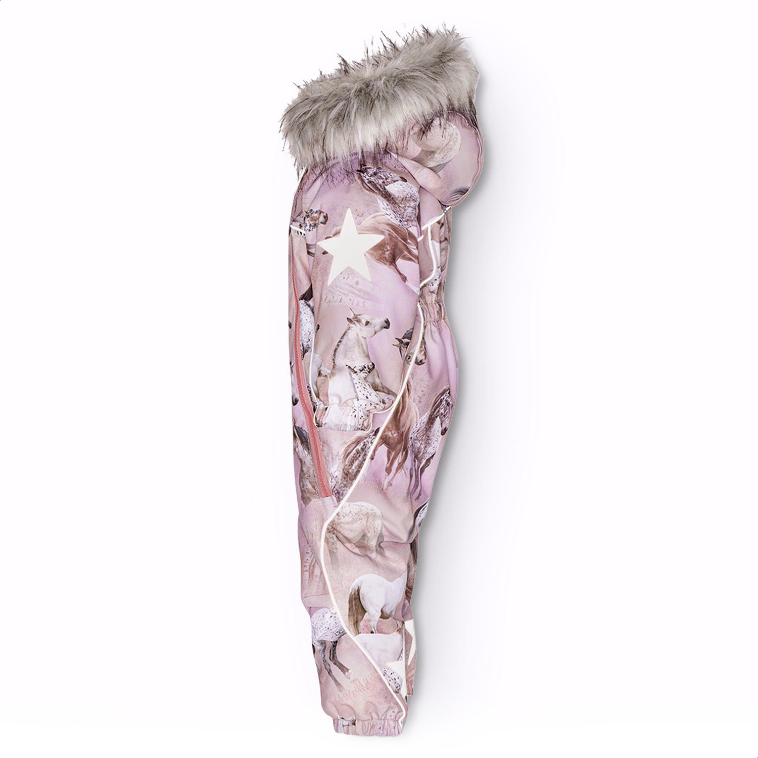 Pyxis Fur - Dreamy Horses - Children's snowsuit in recycled