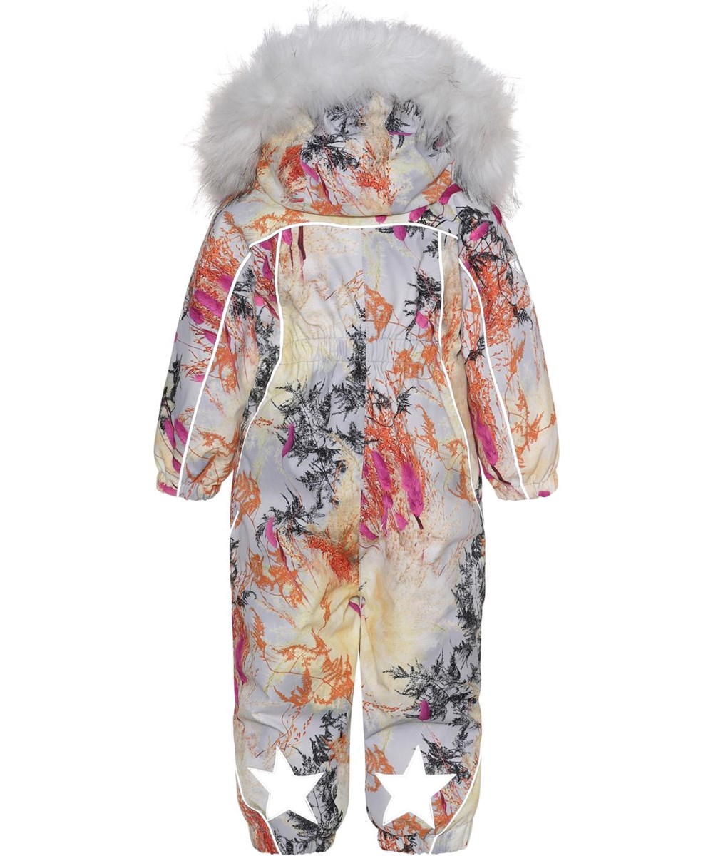 Pyxis Fur - Eternal Flowers - Recycled baby snowsuit in print of branches