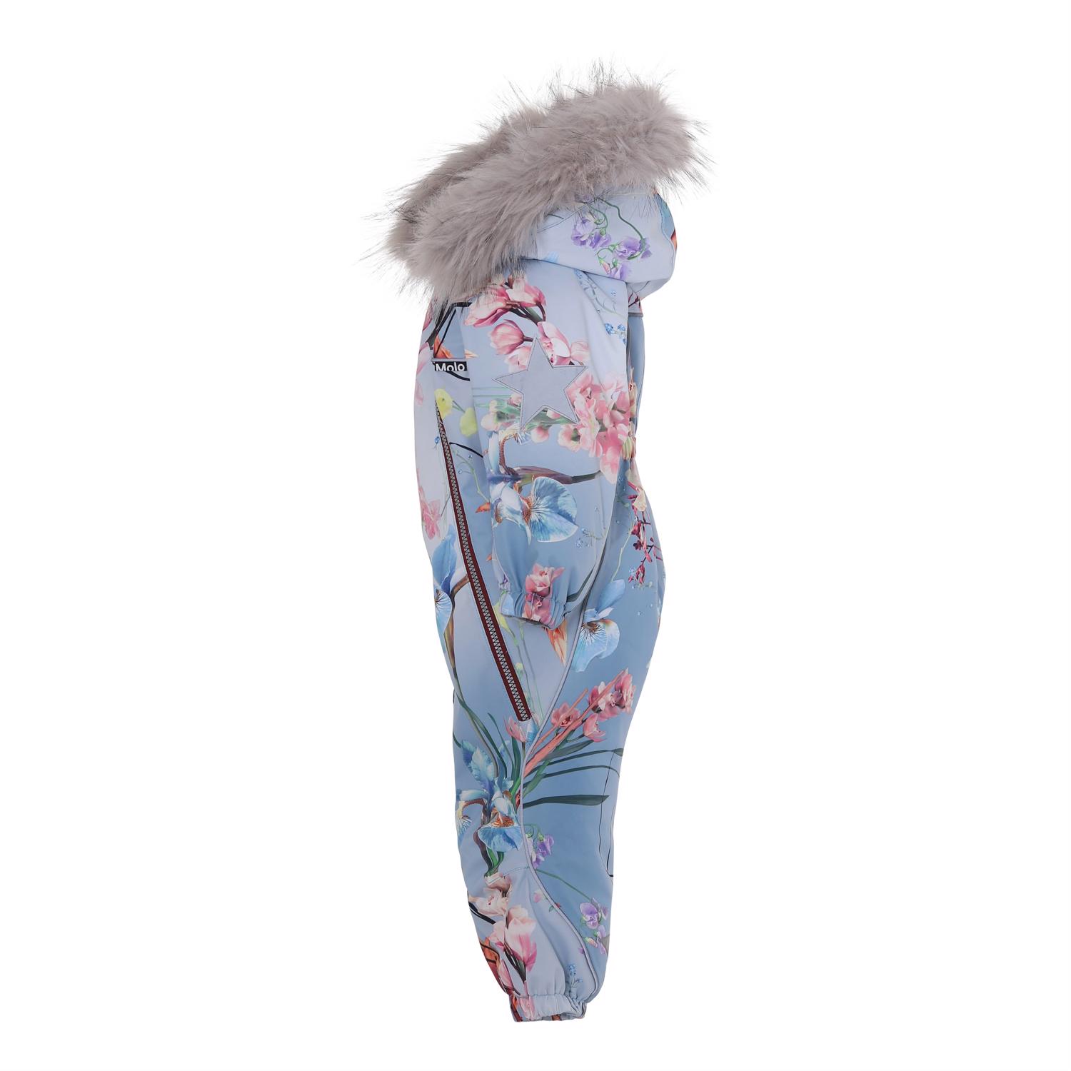 Pyxis Fur - Ikebana - Baby snowsuit floral print - Molo