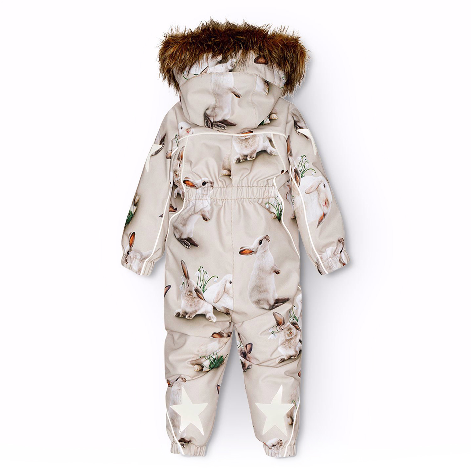 Pyxis Fur - Winter Rabbits - Children's snowsuit in recycled