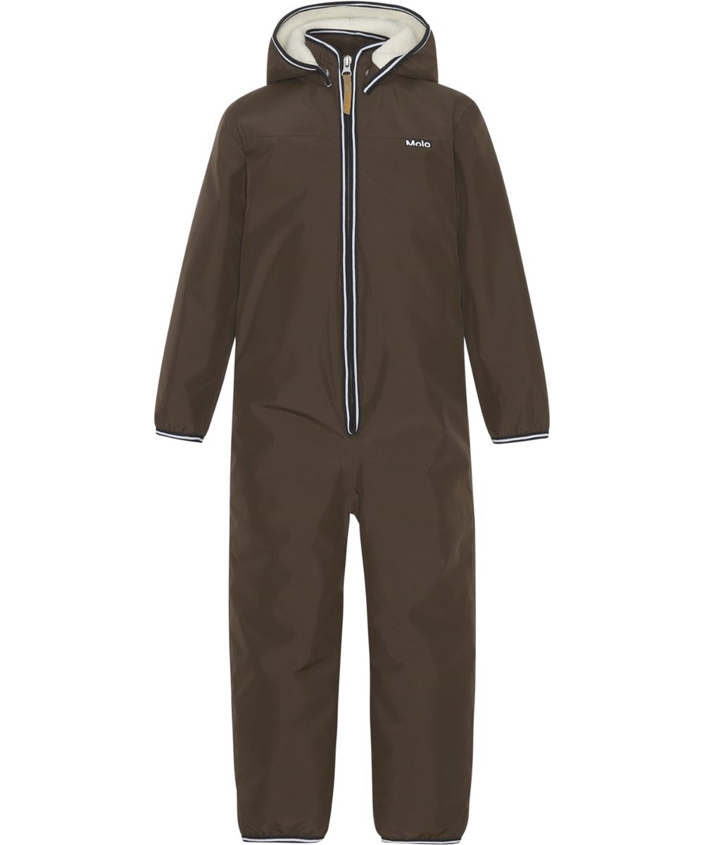 Wain - Deep Oak - Recycled dark green lined rain suit