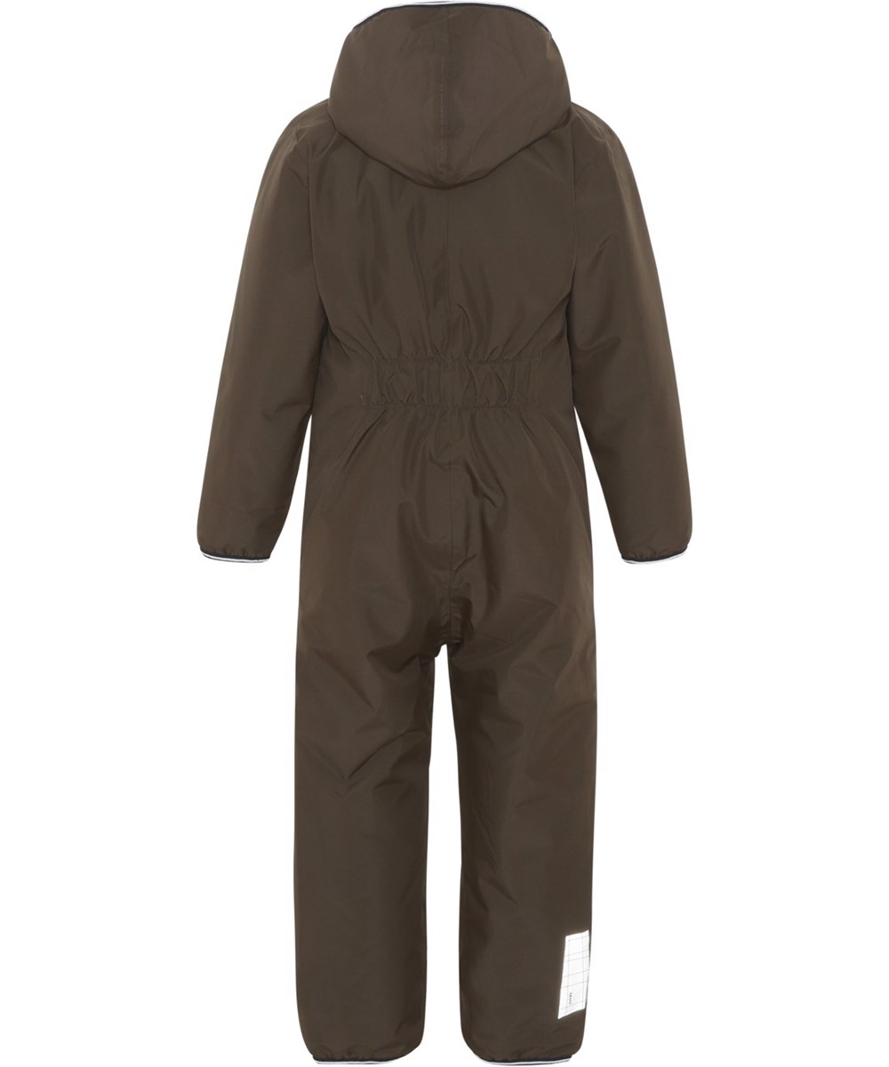 Wain - Deep Oak - Recycled dark green lined rain suit