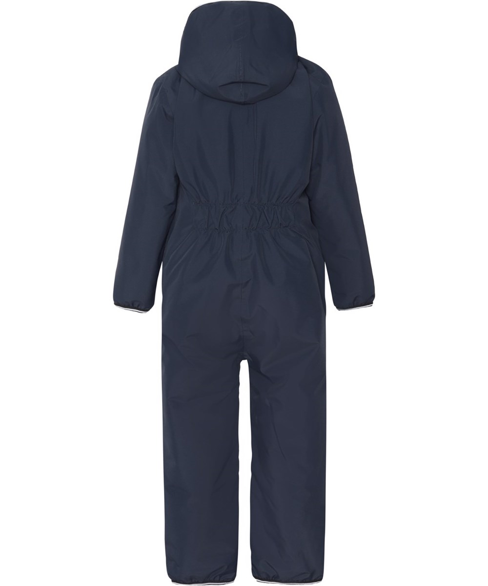 Wain - Galaxy Blue - Recycled dark blue lined rain suit