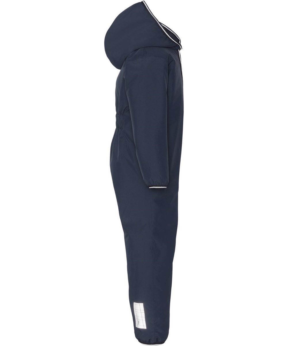 Wain - Galaxy Blue - Recycled dark blue lined rain suit