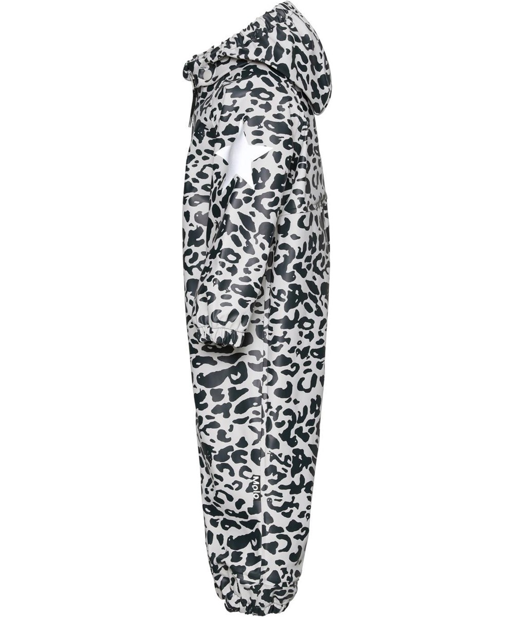 Wake - Leo Blue - Blue and white leopard rainwear