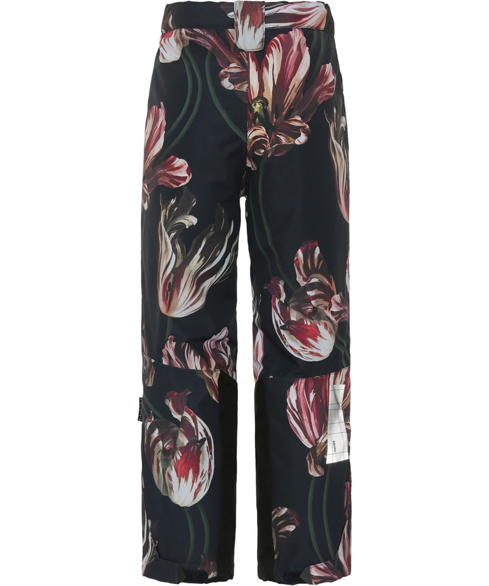 Jump Pro - Tulips - Recycled skibukser med tulipan print