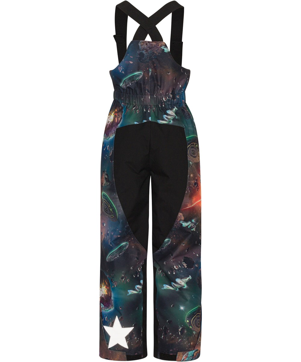Play pro - Space Journey - Recycled ski overtræksbukser med rum og planet print