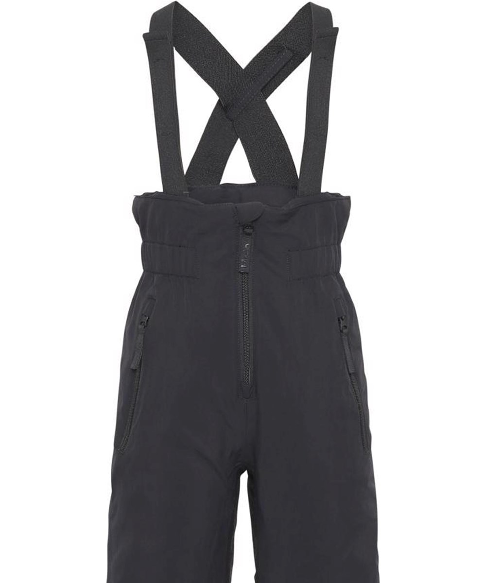 Play Pro - Black - Recycled sorte skibukser med seler