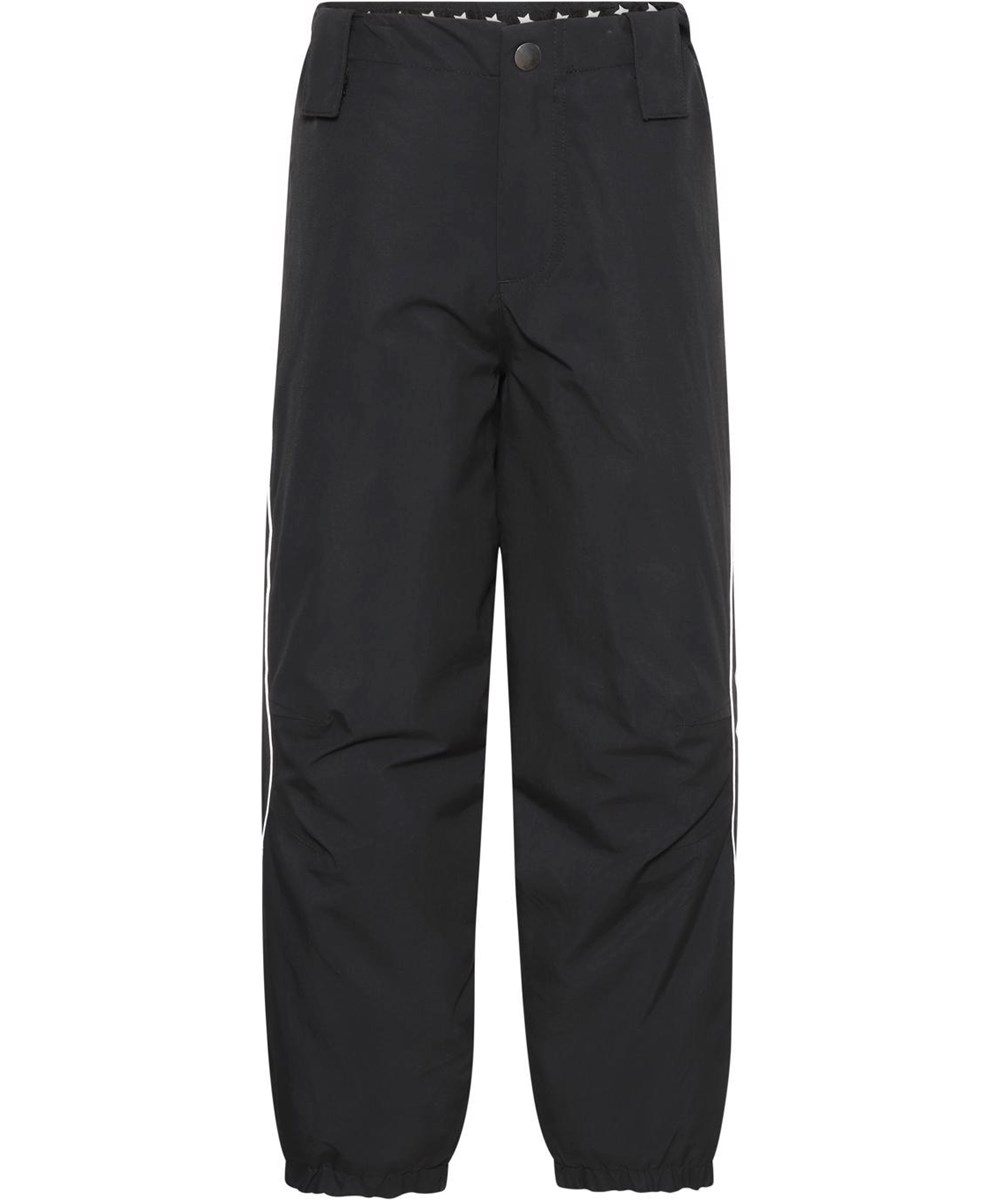 Pollux Active - Black - Recycled sorte vandtætte skibukser