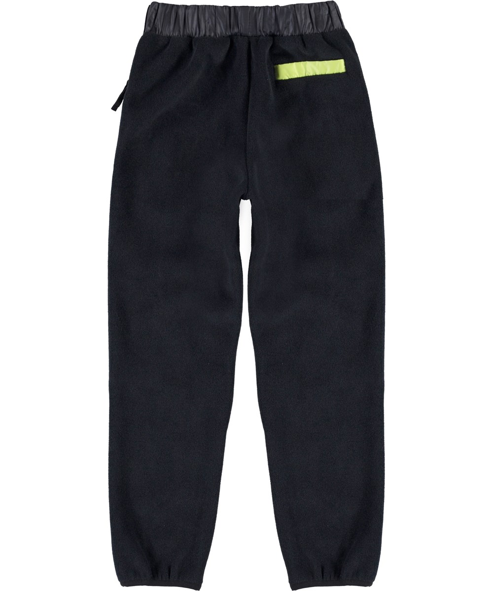 Ubaldo - Dark Navy - Fleece bukser i mørkeblå