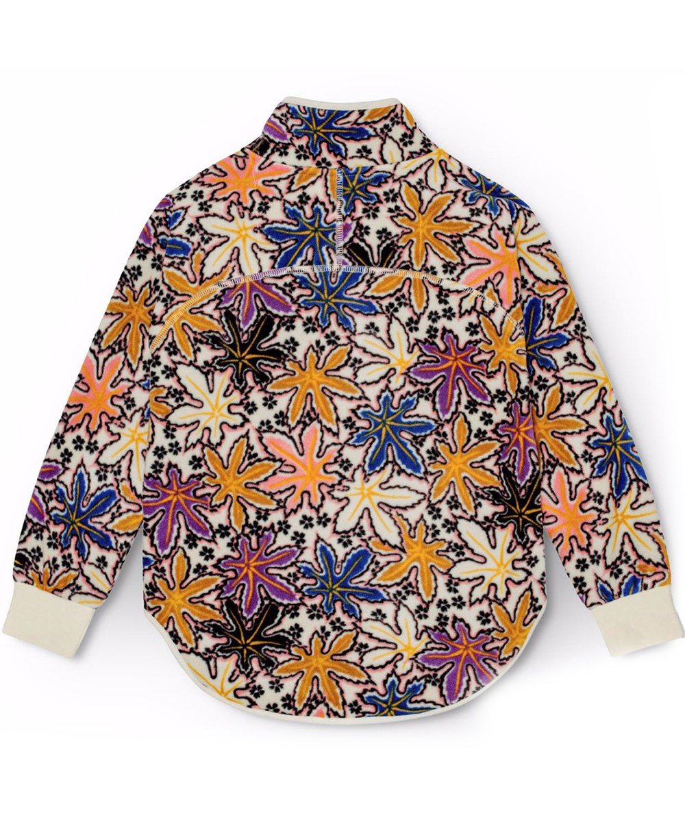 Ulani - Leafy Fleece - Multifarvet fleecejakke