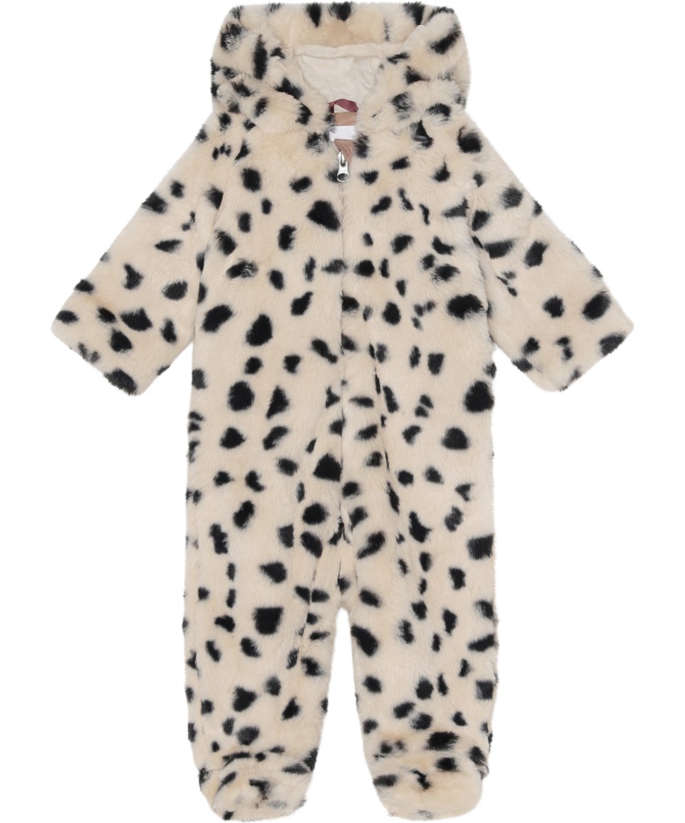 Umba - Wild Dot - faux fur pelsdragt med sorte pletter