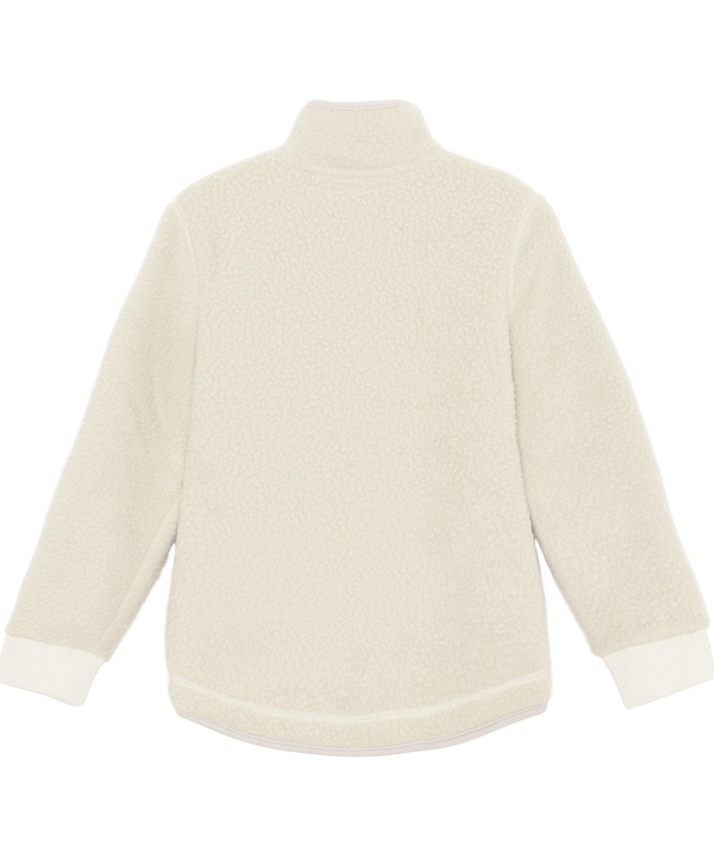 Urban - Moon - Recycled råhvid fleece jakke 