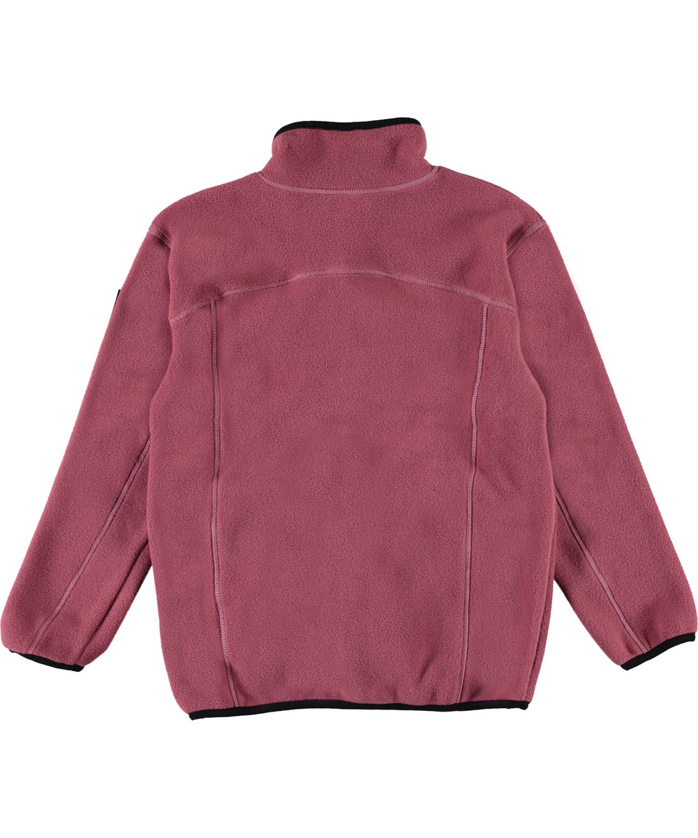 Urbano - Maroon - Mørke rosa fleecejakke