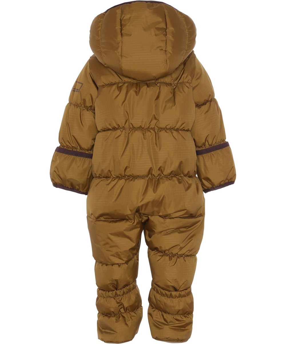 Hebe - Earthy - Recycled brun baby flyverdragt