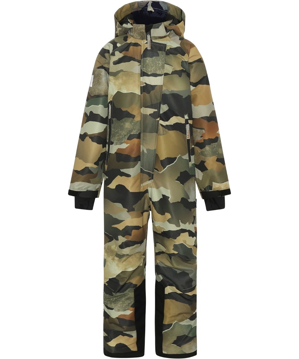 Hux - Autumn Camo - Recycled ski flyverdragt i camouflage print