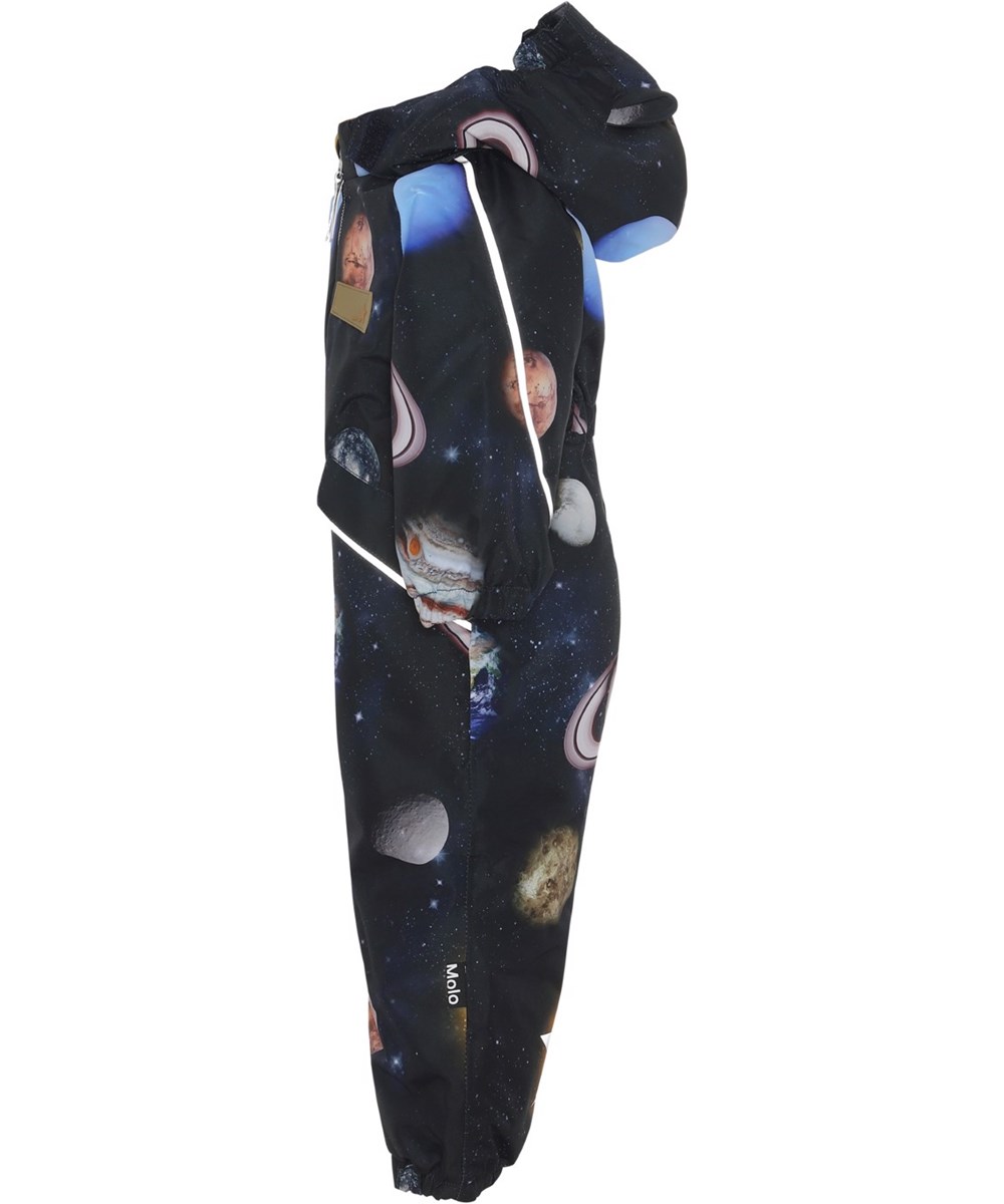 Hyde - Solar System - Recycled blå flyverdragt med planet print