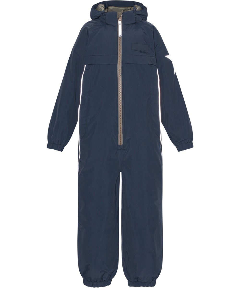 Pingo - Night Navy - Recycled mørkeblå flyverdragt med reflekser