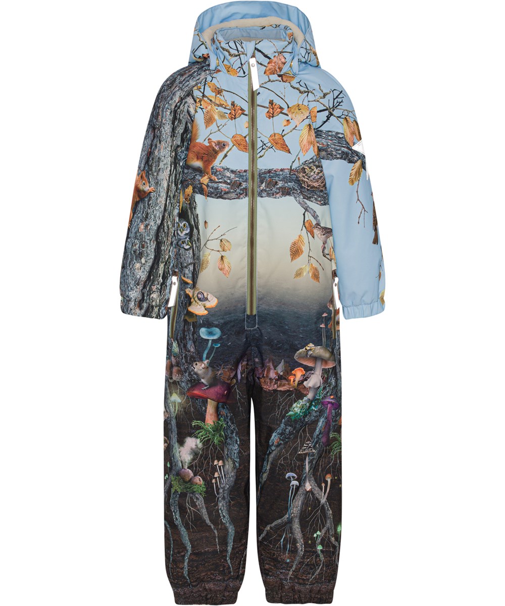 Polar - Magic Nature - Recycled flyverdragt med print af skov og dyr