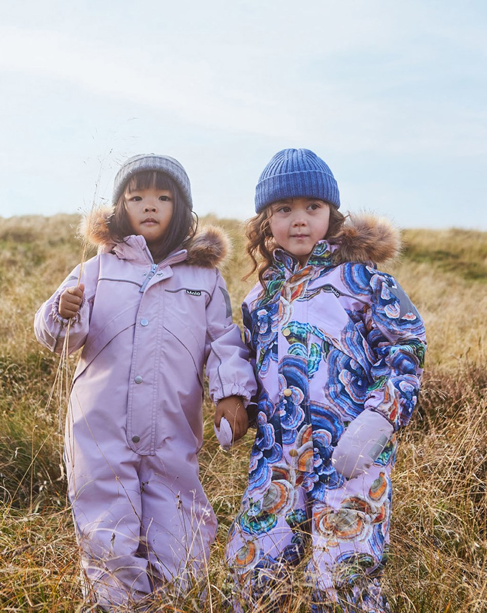 Polaris Fur - Berry Ice - Recycled flyverdragt i lyserød med pelskrave