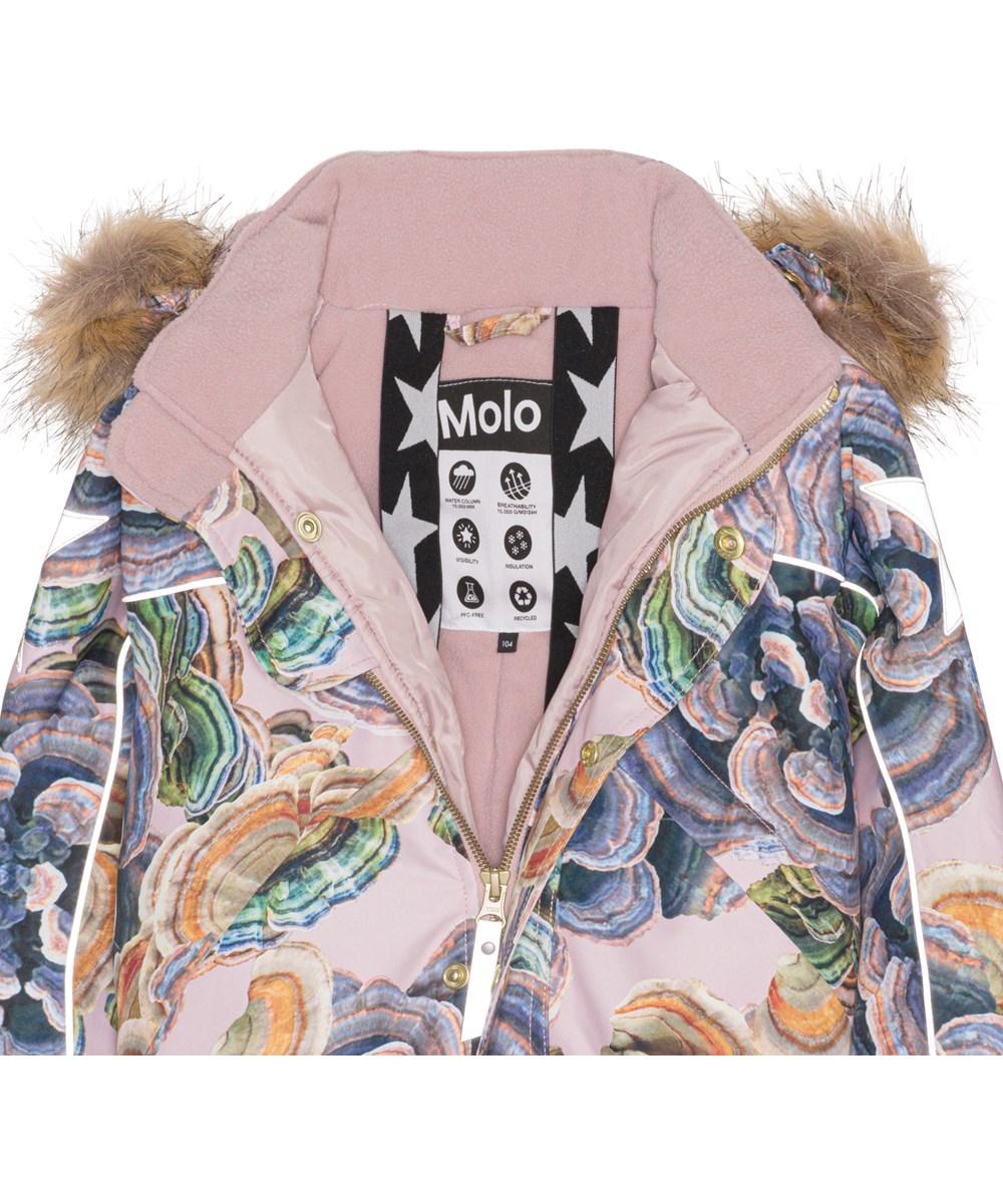 Polaris Fur - Rainbow Fungi - Recycled flyverdragt med svampe print