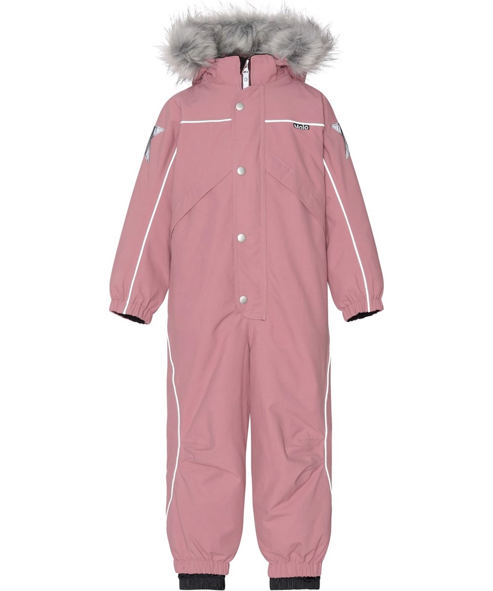 Polaris Fur - Velvet Rose - Recycled flyverdragt i rosa og pels kant