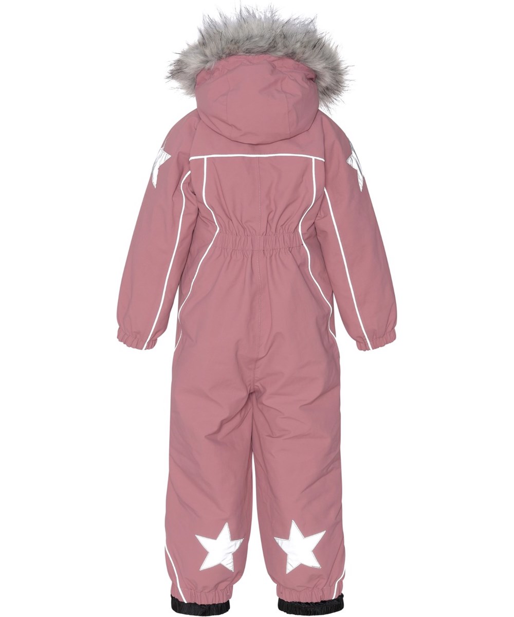 Polaris Fur - Velvet Rose - Recycled flyverdragt i rosa og pels kant