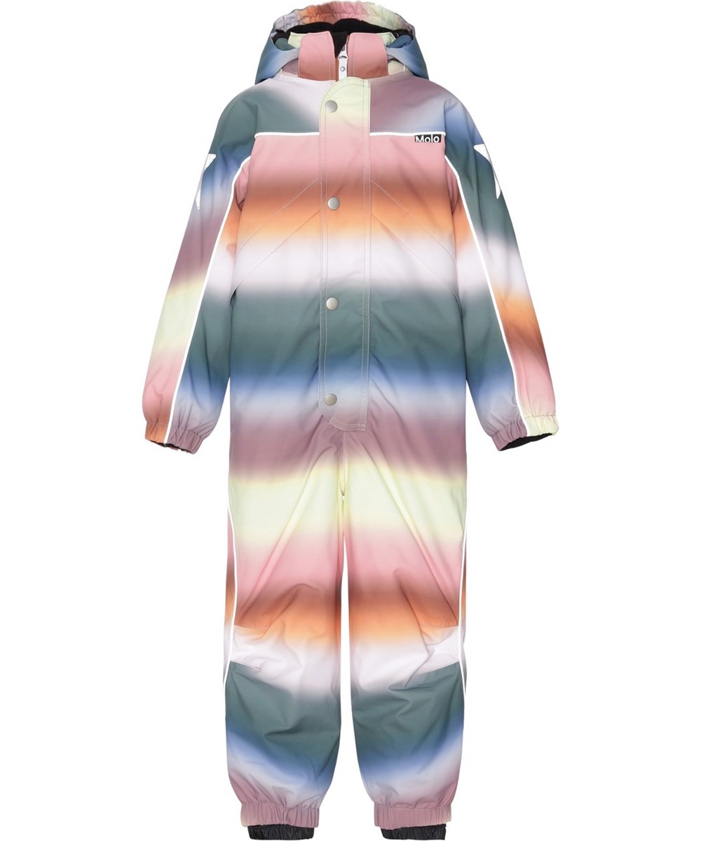 Polaris - Misty Rainbow - Recycled flyverdragt regnbue print reflekser